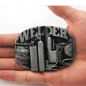 Welder belt buckle